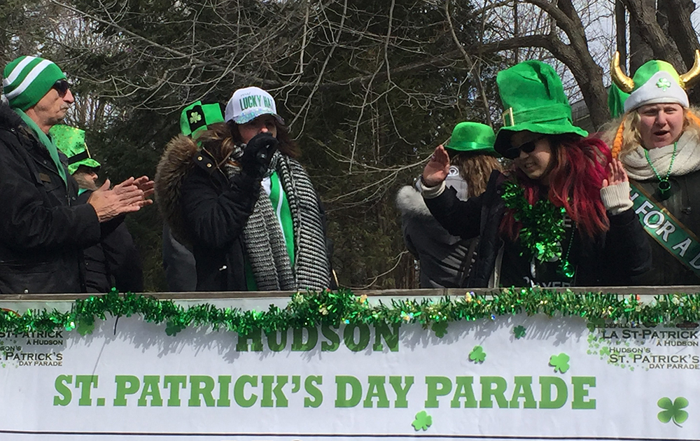 st patricks day parade hudson qc